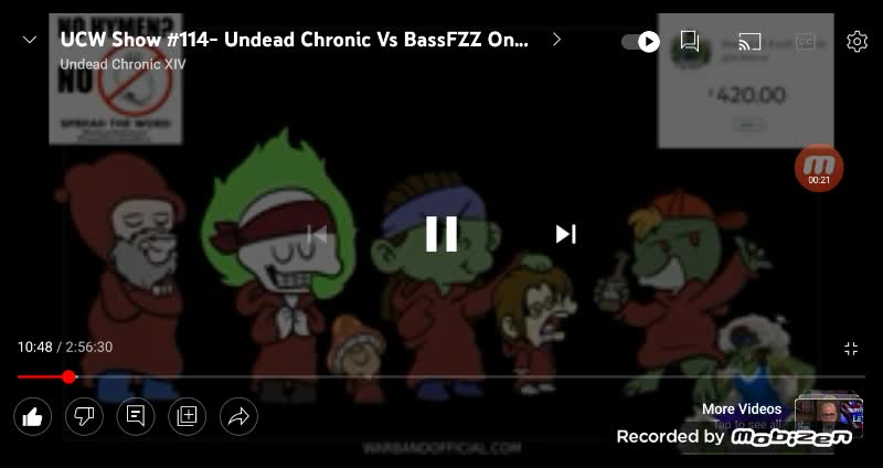 Undead Chronic gives Bart Fine a shout out live