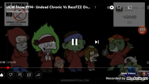 Undead Chronic gives Bart Fine a shout out live