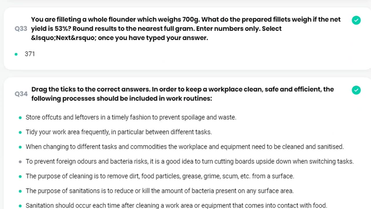 SITHCCC013 quiz solution