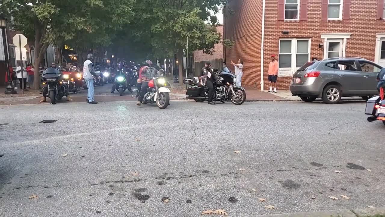 Thunderguards MC Funeral Ride