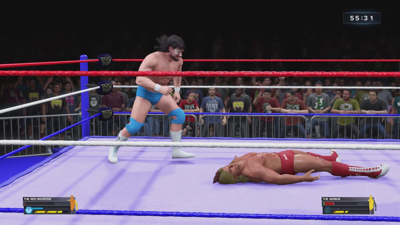 MATCH 108 THE RED ROOSTER VS THE GENIUS WITH COMMENTARY