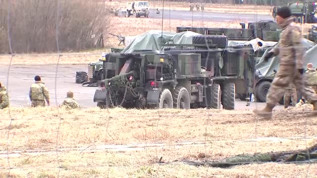 U.S. troops set up camp near Ukrainian border