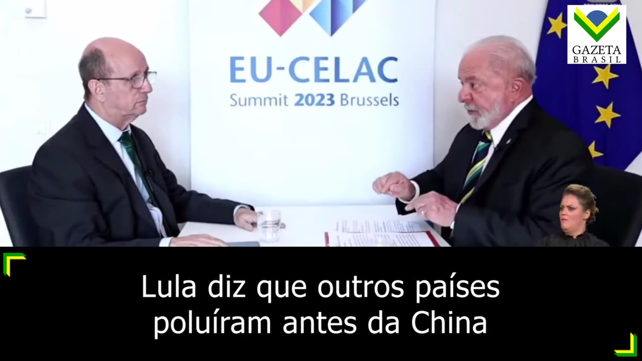 Lula diz que outros países poluíram antes da China
