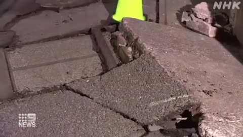 Strong magnitude 7.3 earthquake kills two in north-east Japan | 9 News Australia