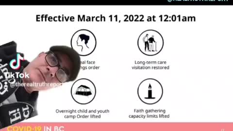 🇨🇦🚫😷 MUZZLE MANDATE IS OVER STARTING TOMMORROW. 📲 VAX PASS GONE ON APRIL 8TH IN B.C.