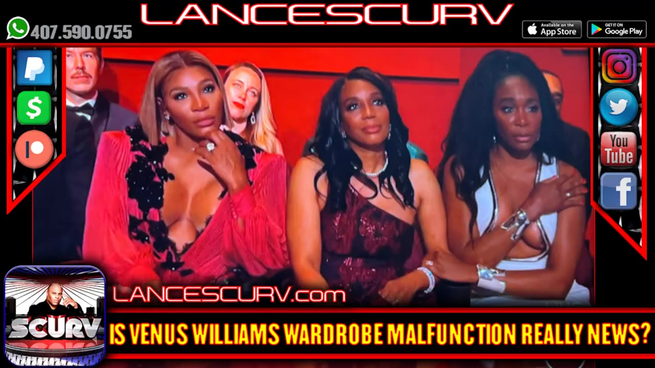 IS VENUS WILLIAMS WARDROBE MALFUNCTION REALLY NEWS? | LANCESCURV