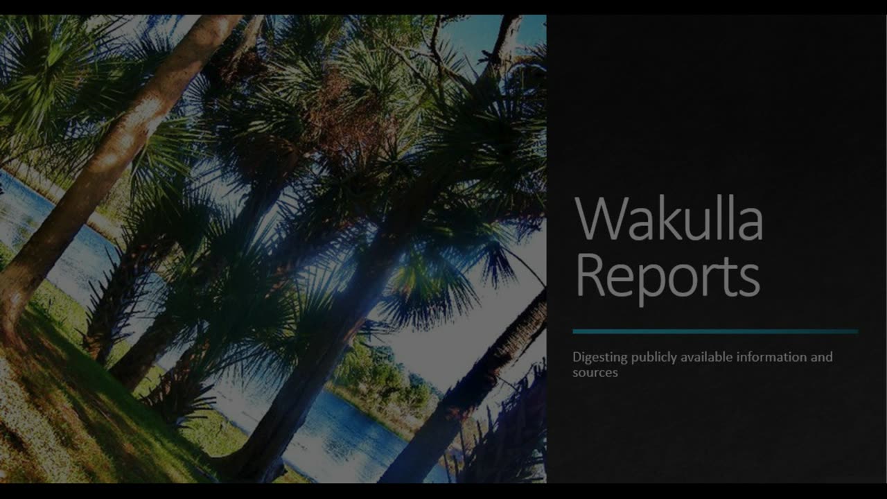 The Who What When Where and Why of Wakulla Reports (2 of 5)