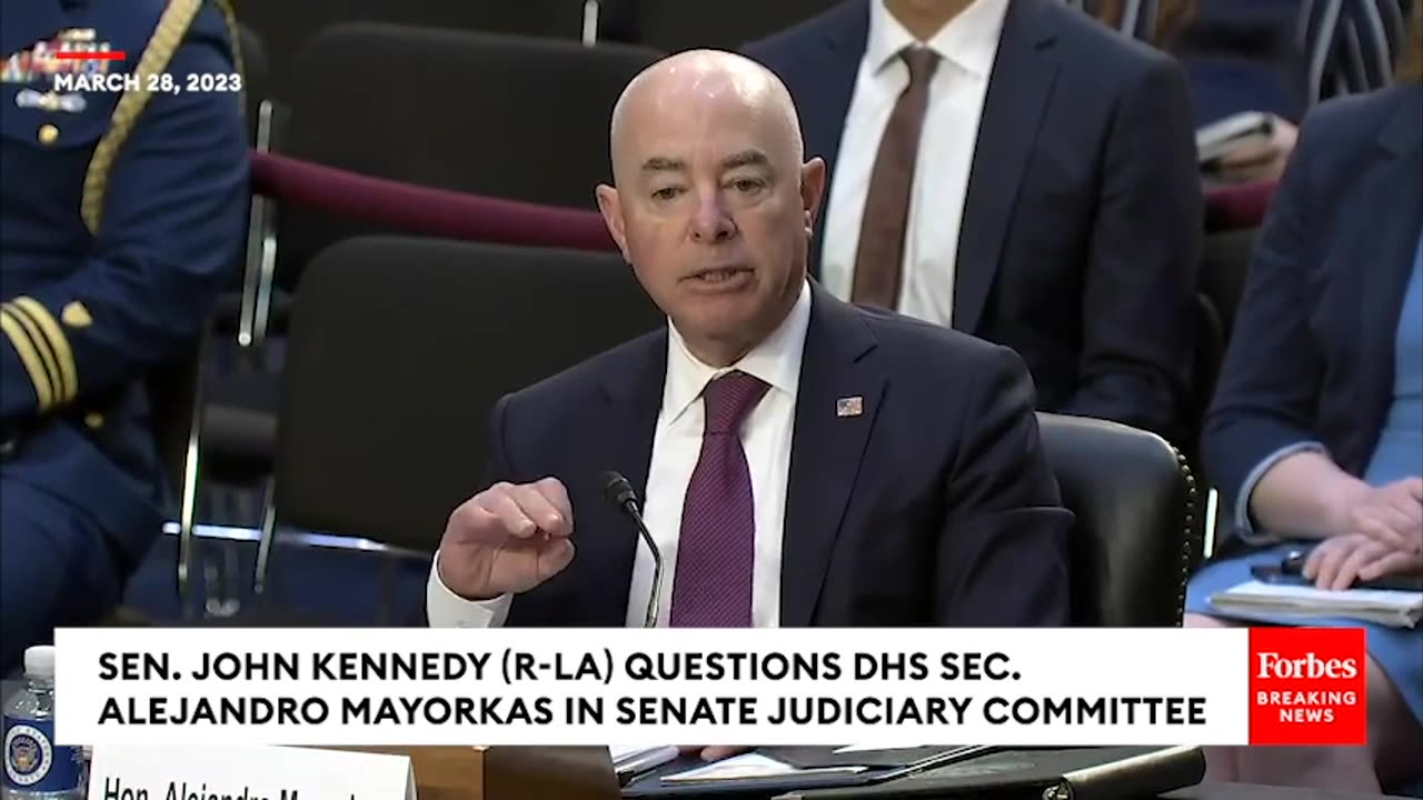 JUST IN- John Kennedy Does Not Hold Back Questioning DHS Sec. Alejandro Mayorkas