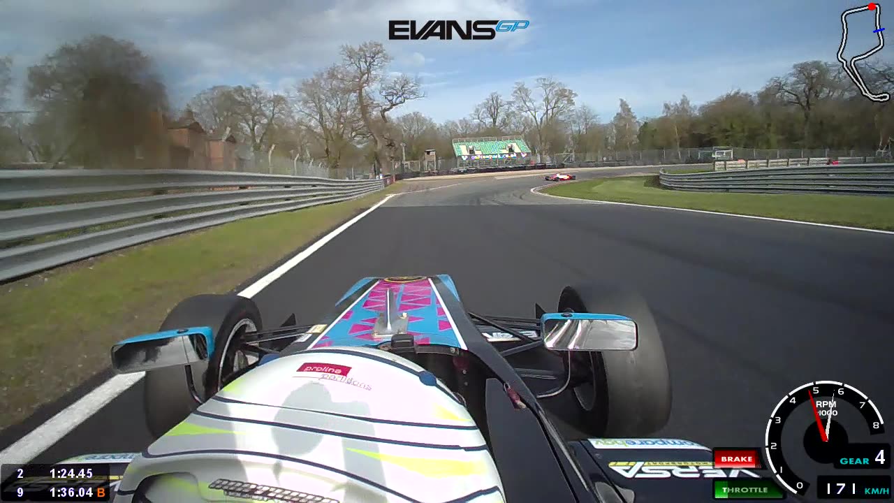 Cooper Webster conquers Oulton Park!🏎💨 Witness this thrilling GB4 lap!🏁