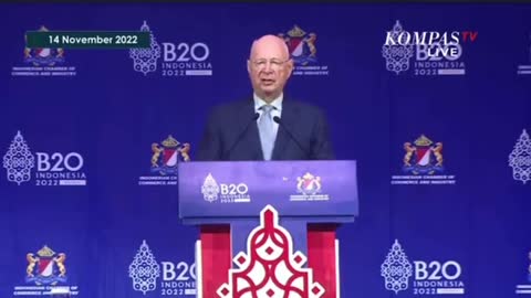 G20 - Here’s Klaus Schwab, on the great Great Reset