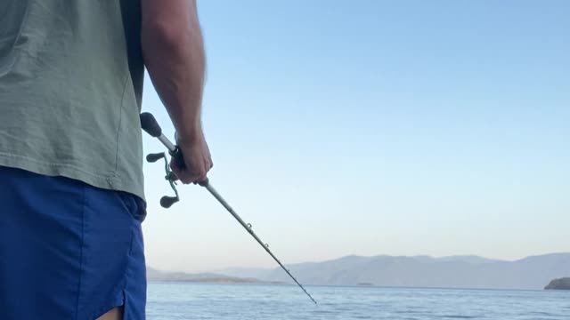 Slipping While Fishing Leads to Splash