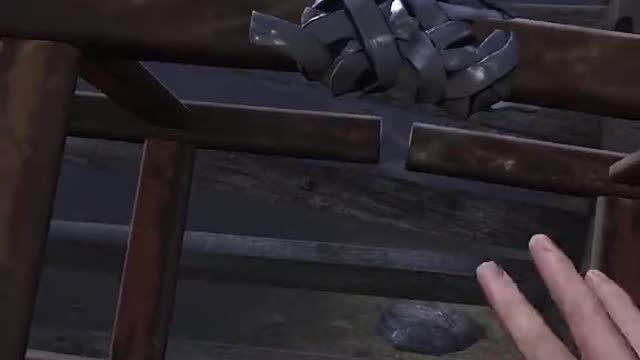 Making a chair tower to fight zombies