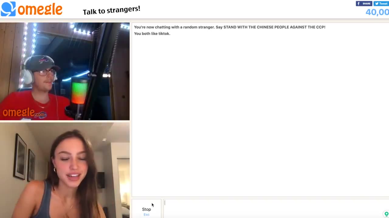 Using Omegle after a lot of time