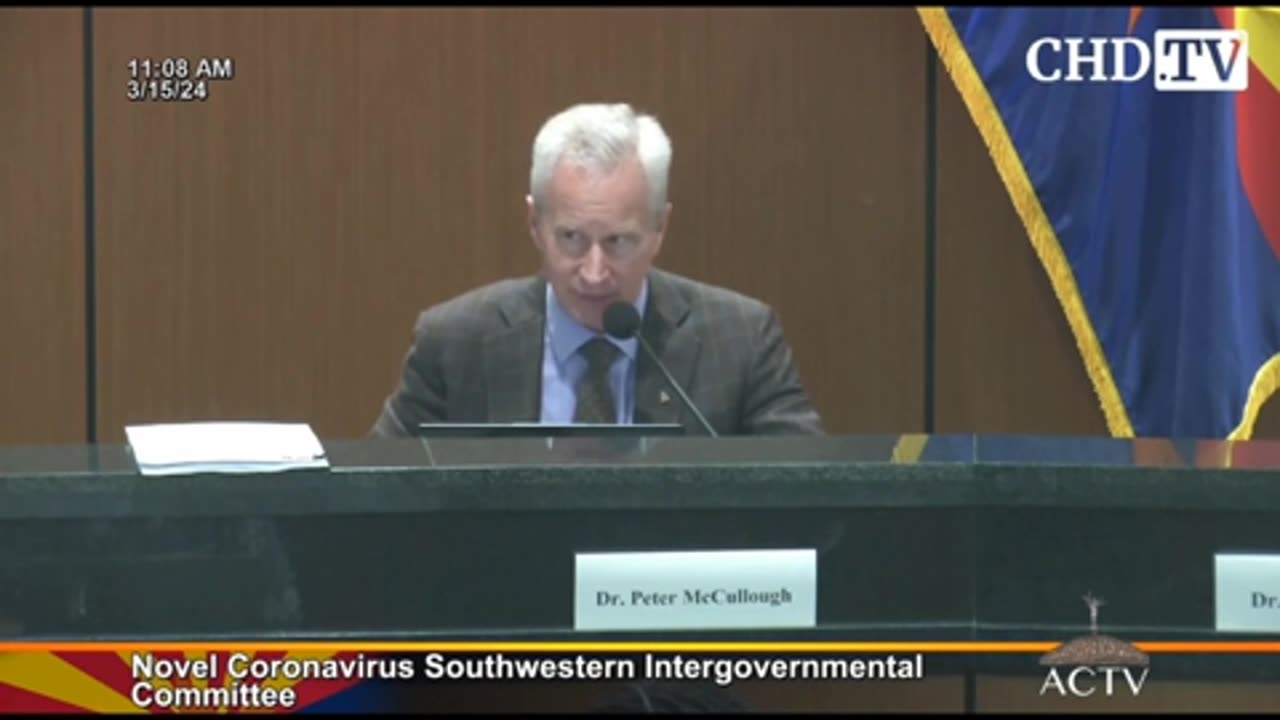 Dr. McCullough - "No One In A Hospital Should Have Died"
