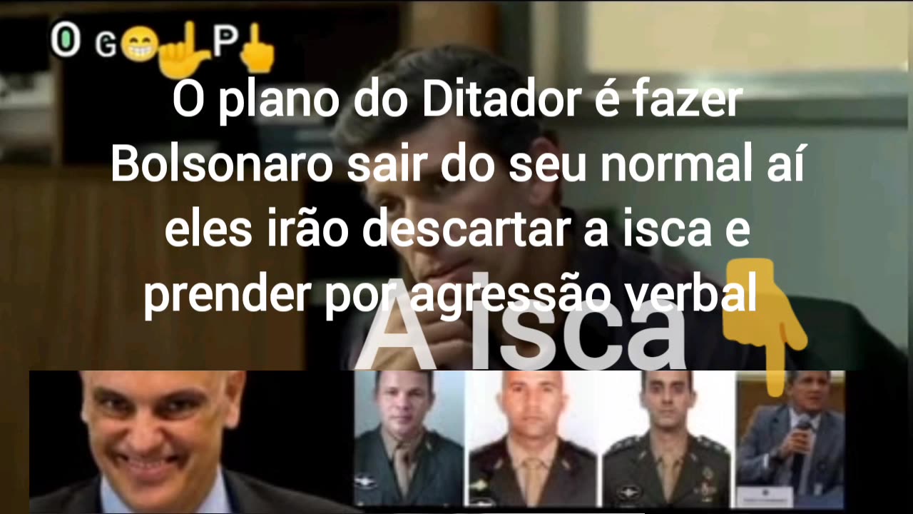 O DITADOR ALEXANDRE NAZI JOGOU A ISCA PARA FAZER O BOLSONARO AGRIDIR-LOS E ENTÃO PRENDER-LO.