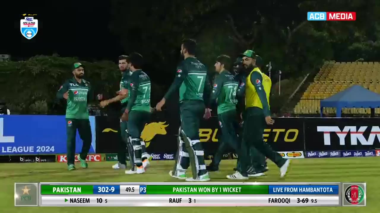 "Thrilling Victory, Match 2 - Super Cola Cup - Afghanistan vs. Pakistan - ACB"