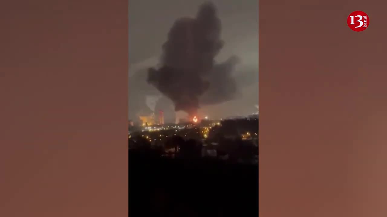 Explosion and fire occur at a factory in Moscow at night