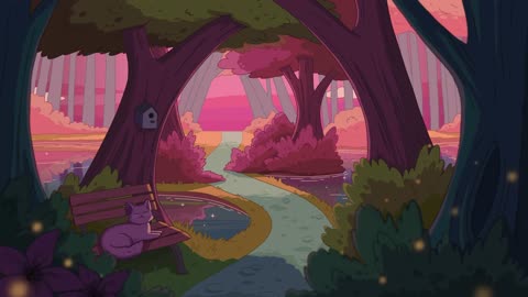 Purple Cat Tranquil Trails