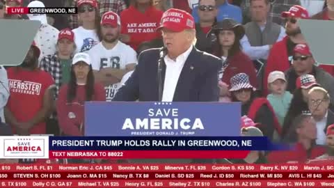 Trump Rally from Greenwood, NE