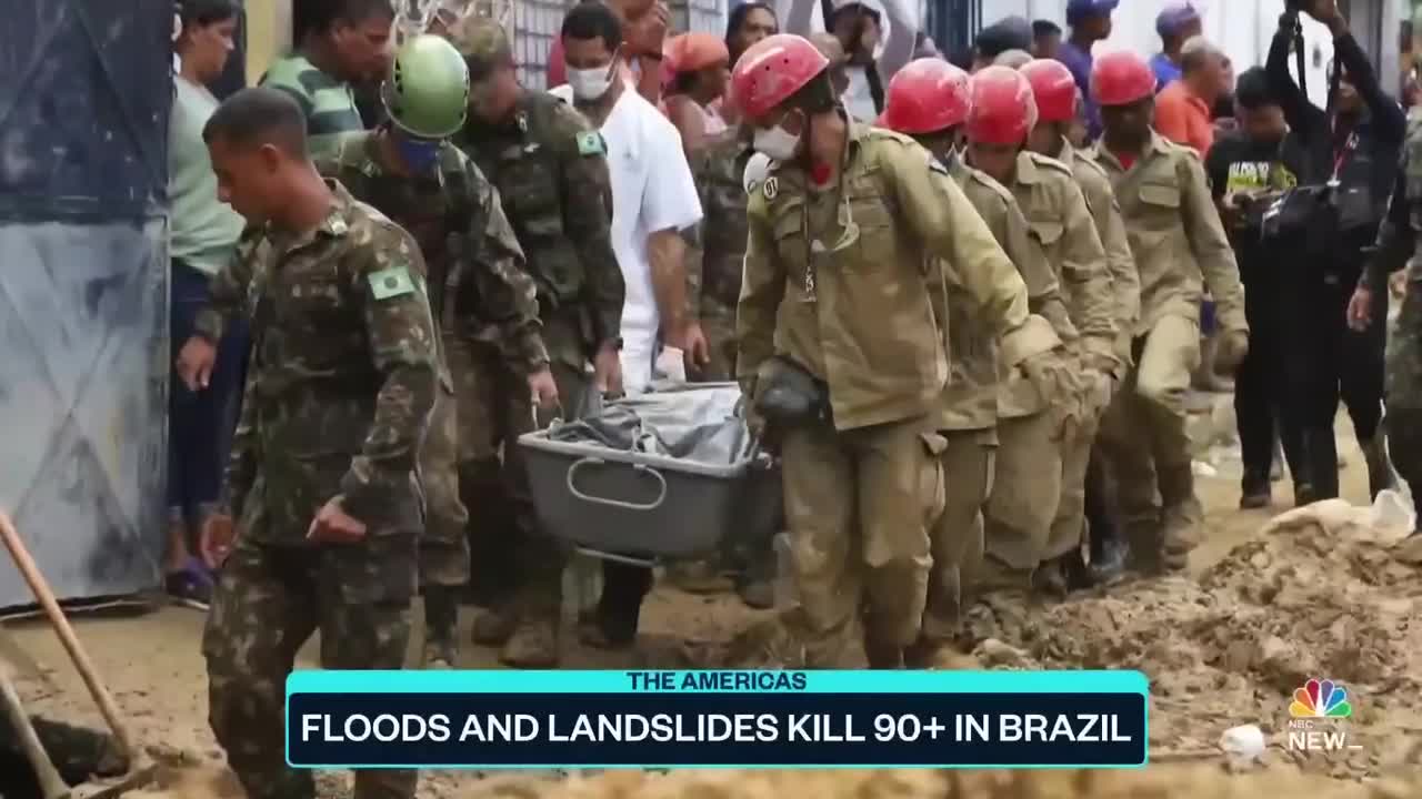 Floods And Landslides Kill At Least 91 People In Brazil