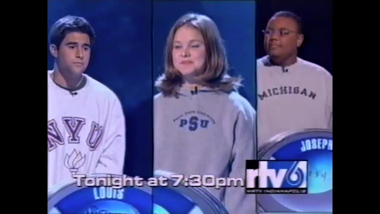 November 14, 2003 - WRTV Promos for 'Regis' & 'Weakest Link'