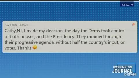 Voter: "I do not understand how people can continue to vote Democratic."