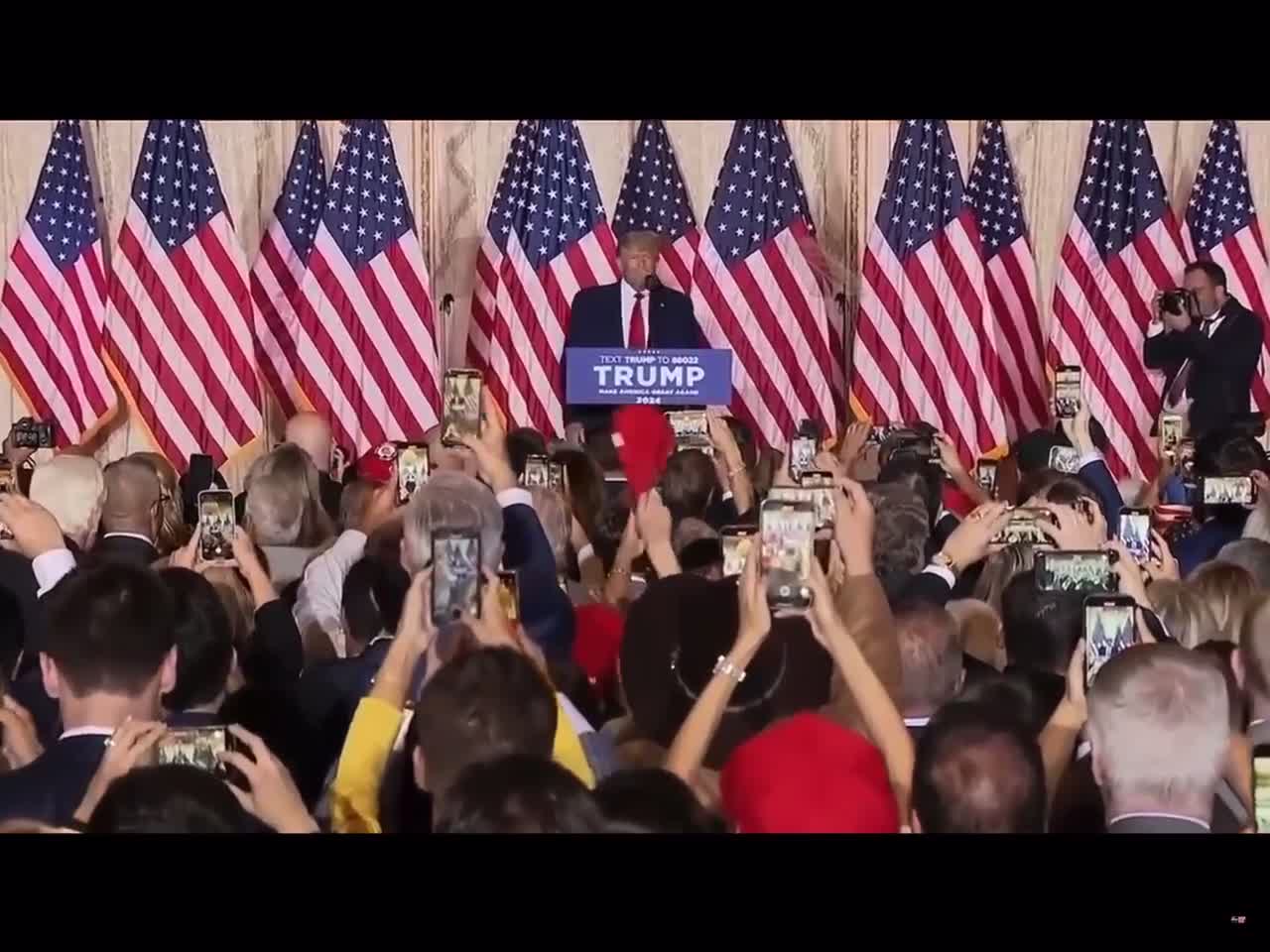 President Donald Trump “I am tonight announcing my candidacy for president of the United States”