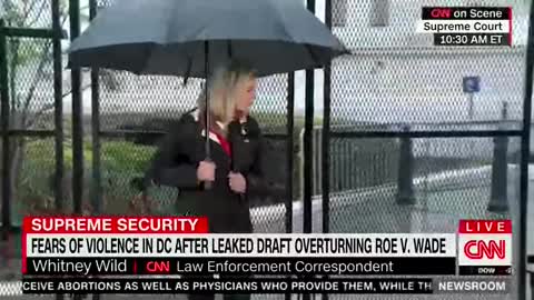 CNN Claims Capitol Police Are Worried About Far Right Violence Following SCOTUS Leak