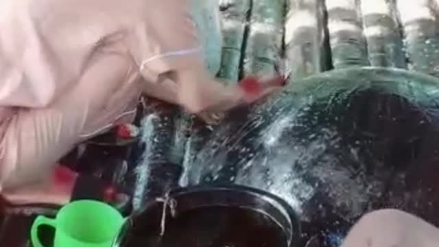 cuci piring siap acara nikh