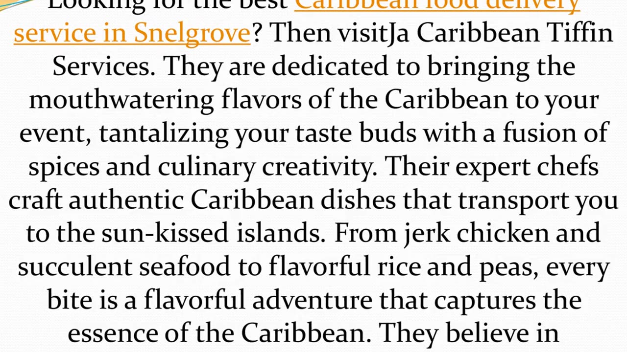 Get the best Caribbean food delivery service in Snelgrove
