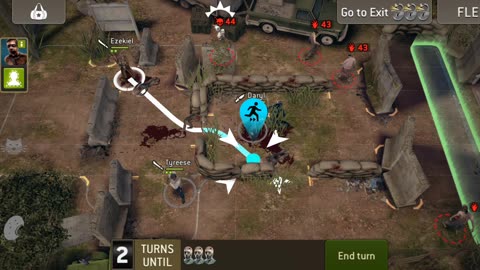 The Walking Dead No Man's Land Behind Bags Round 41