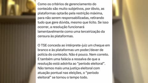 Luís Ernesto Lacombe • Censura do Judiciário • Rede Social (L.E.L.) 2024,3,1 ⚜️👀🔥