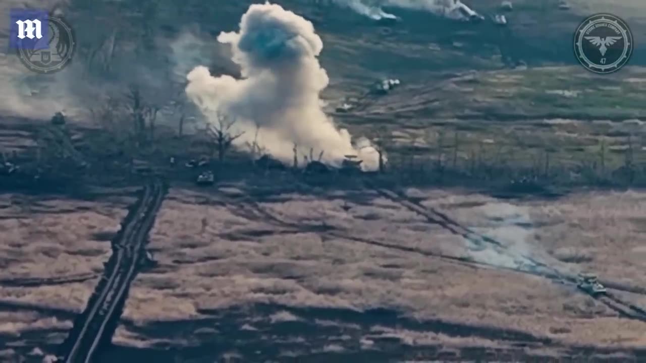 Ukraine Assault Brigade push back Russian forces wiping out enemy tanks near Avdiivka