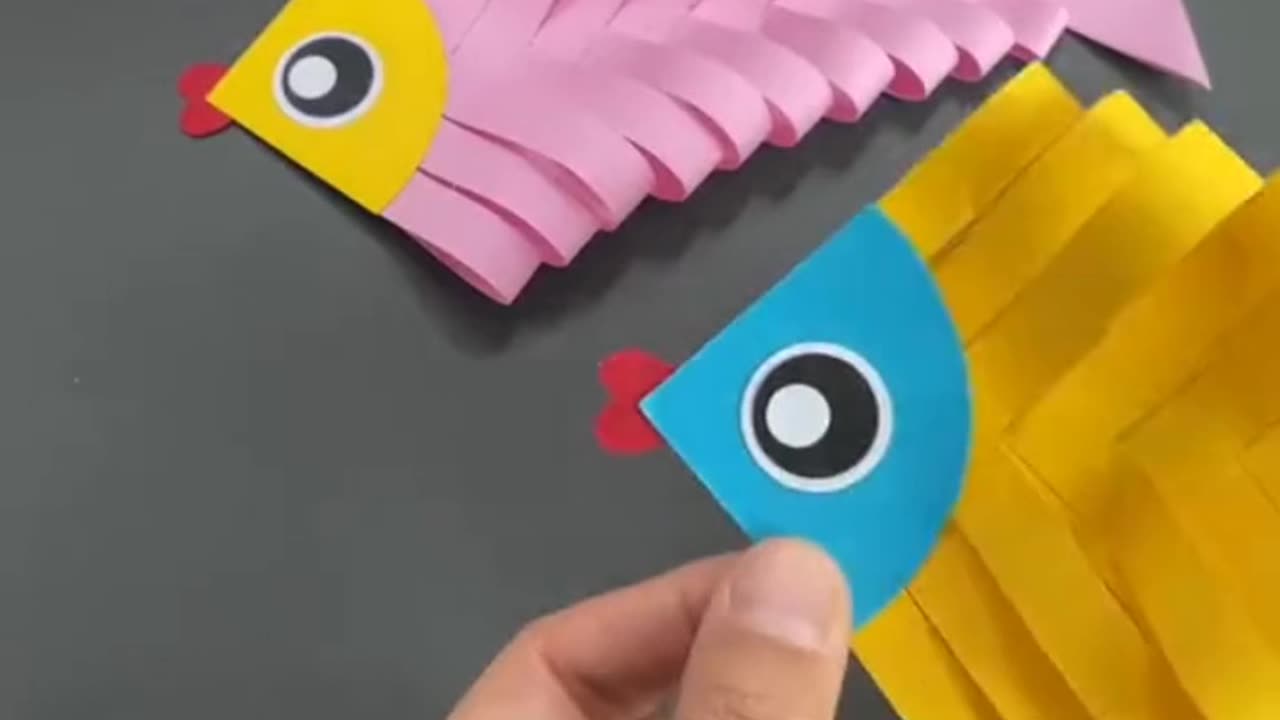 Paper Fish With Beautiful Color