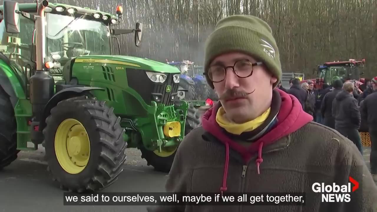 Farmer protests: Tractors block major highways across France, Belgium