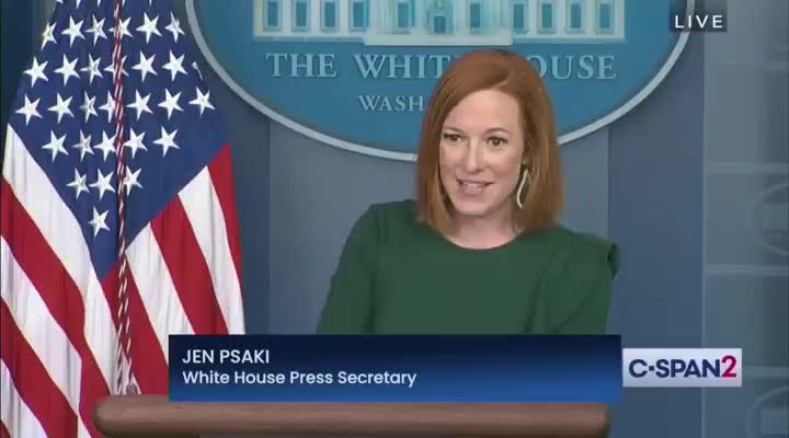 Jen Psaki about "why these vaccines are safe and still can kill you"