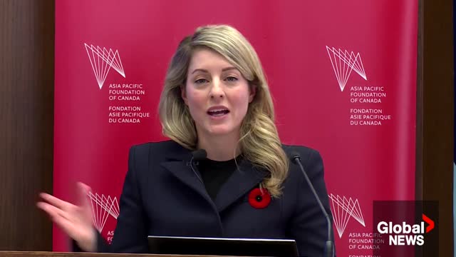 Canada to shift policy on China, Joly warns firms about the 'risks' of doing business with them