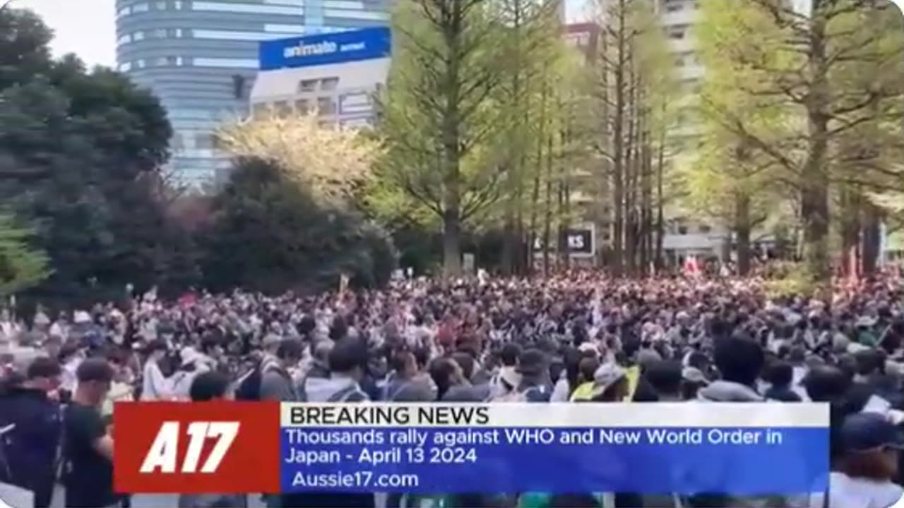 Massive Rallies Break Out in Japan Against WHO's Pandemic Treaty