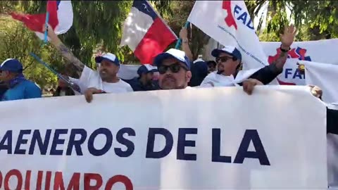 Manifestación a favor de dominga apoyo