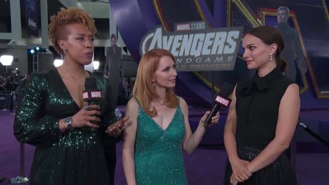 Natalie Portman talks girl power in the Marvel Universe LIVE from the Avengers Endgame Premiere