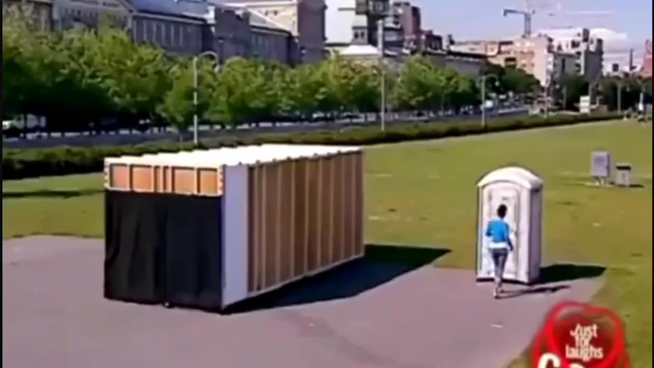 Funny toilet prank