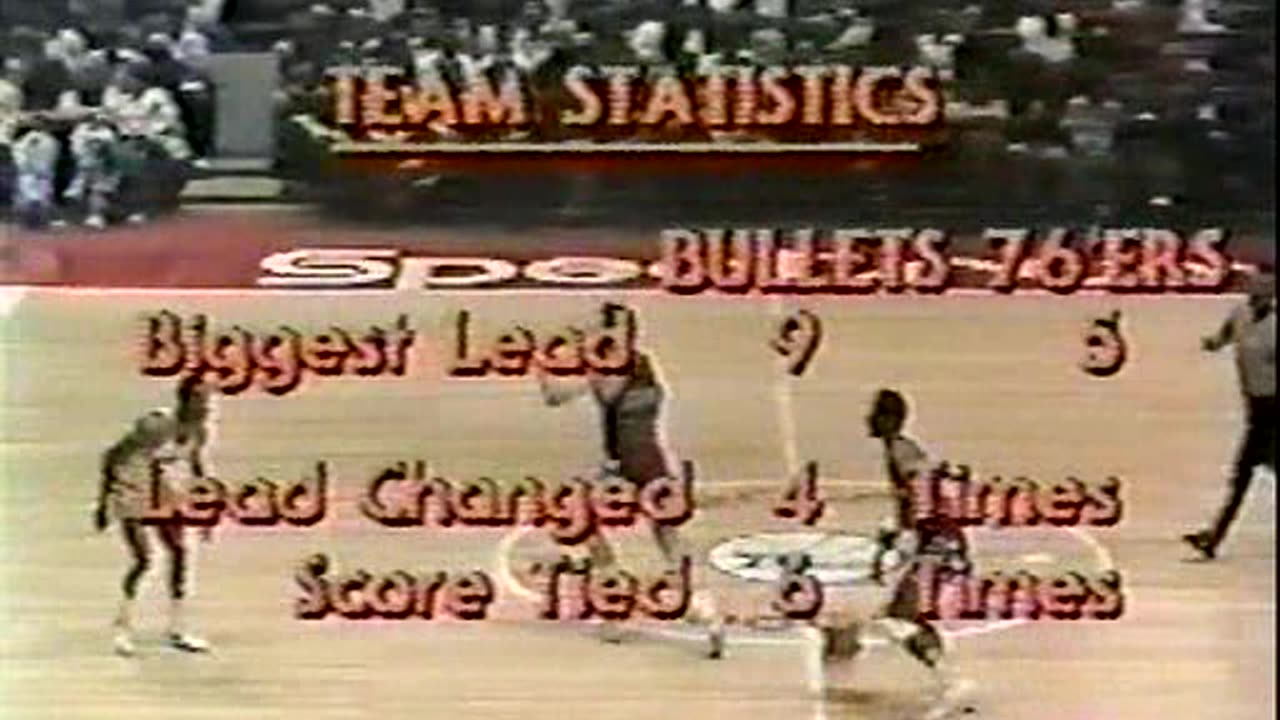 1978-04-30 Eastern Conference Finals Washington Bullets vs Philadelphia 76ers