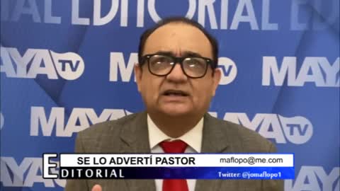 SE LO ADVERTI PASTOR