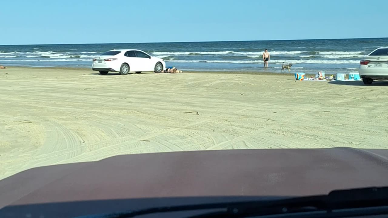 Arriving on the Sand