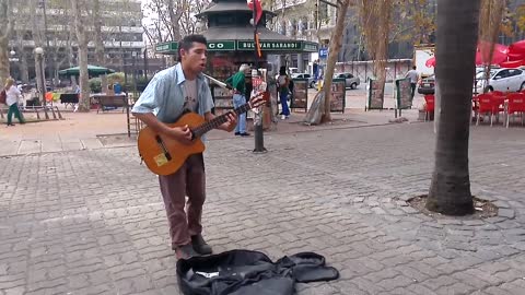 "The man who sold the world" song, Ciudad Vieja, Montevideo