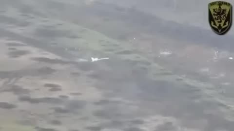 Battle during the assault of enemy positions by marines in Donetsk region