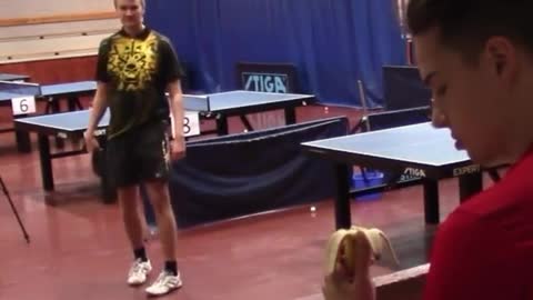 Excellent table tennis skills