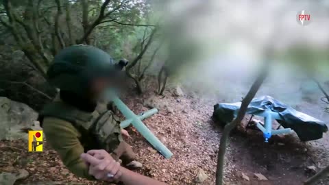 Hizbullah striking the Zionist enemy Command Room in Metula with attack drones, on the south Lebanon border with occupied Palestine, 24 Nov 2024