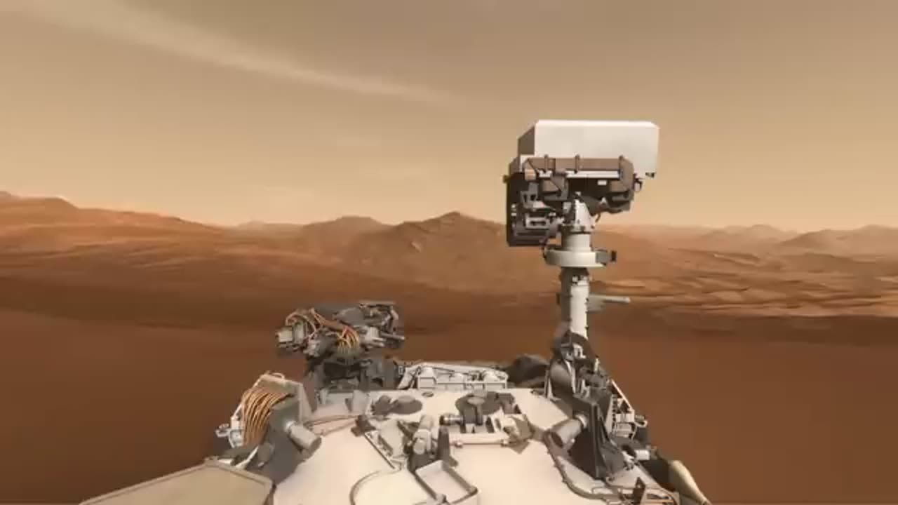 Mars Science Laboratory Curiosity Rover Animation