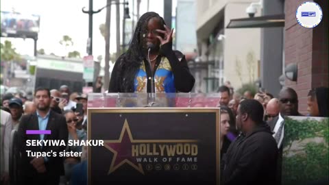 Tupac Shakur receives star on Hollywood Walk of Fame